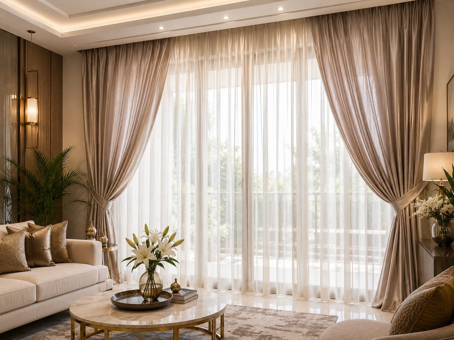 Silk Sheer Drapery