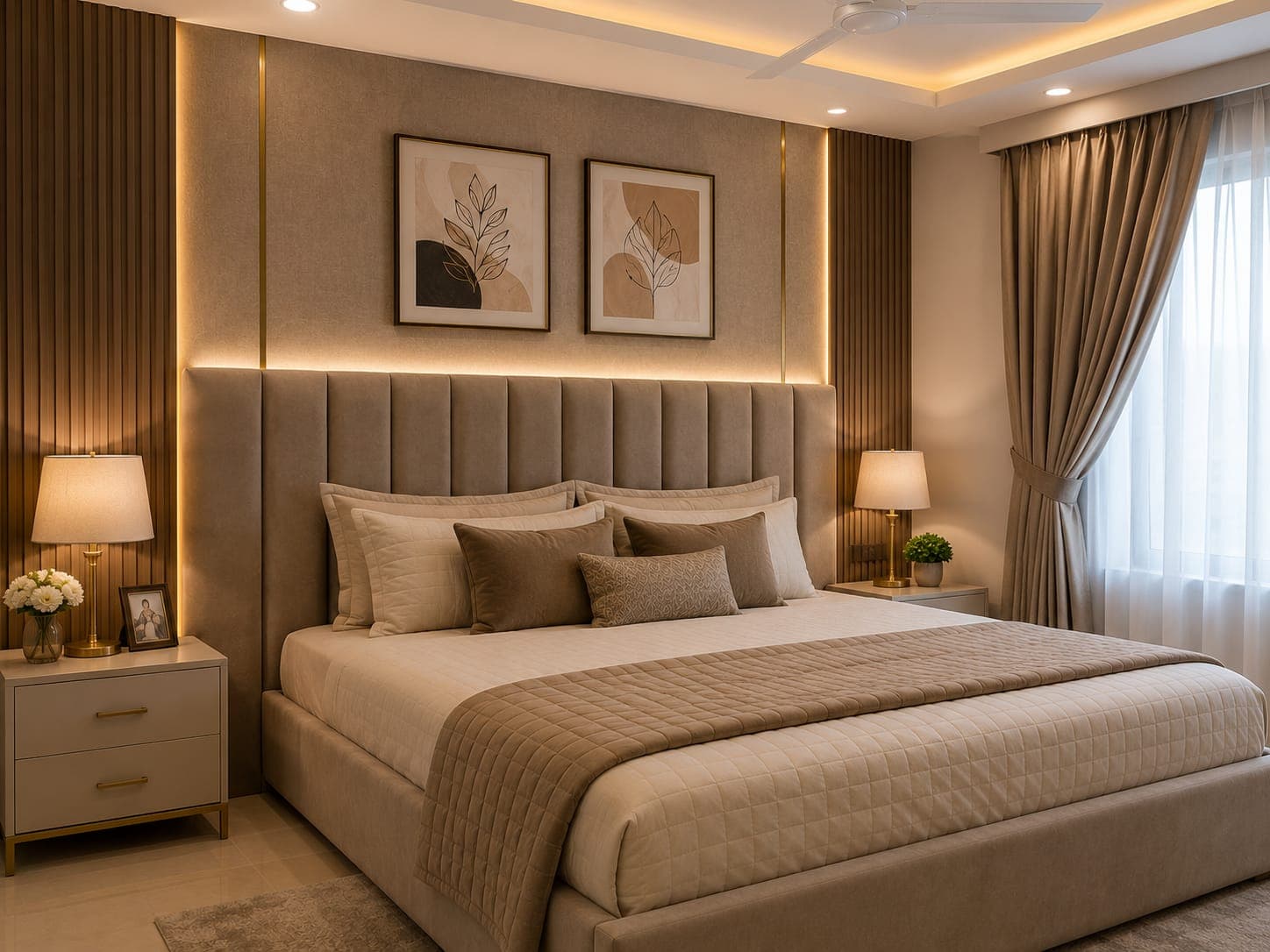 Master Suite Royal Headboard
